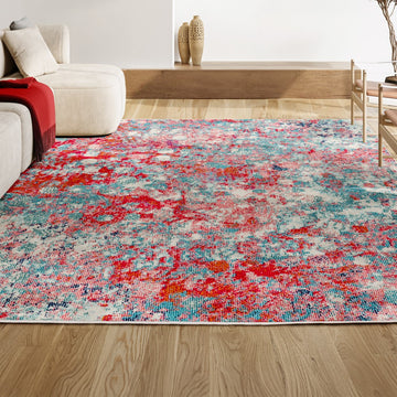 Inspired contemporary Pop Modern Abstract Area Rug